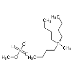 structure of CAS# 69056-62-8, Tributyl(methyl)phosphonium methyl sulfate;Methyltributylphosphonium methyl sulfate;Tributylmethylphosphonium methyl sulfate;tributylmethylphosphonium methylsulfate