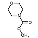 structure of CAS# 6906-13-4, Methyl 4-Morpholinecarboxylate;Methyl morpholine-4-carboxylate