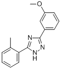 CAS 登录号：69095-72-3， 5-(3-甲氧基苯基)-3-(邻甲苯基)-1H-1,2,4-三唑