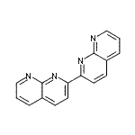 结构式 CAS# 69110-33-4, 2-(1,8-萘啶-2-基)-1,8-萘啶