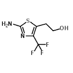 CAS#: 69243-07-8， 2-[2-Amino-4-(trifluoromethyl)-1,3-thiazol-5-yl]ethanol