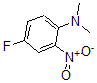 结构式 CAS# 69261-01-4, 4-氟-N,N-二甲基-2-硝基-苯胺