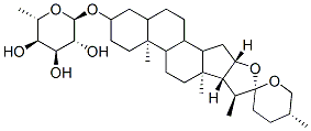 CAS#: 69292-68-8， (3beta,5alpha,25R)-Spirostan-3-Yl 6-Deoxy-alpha-L-Mannopyranoside