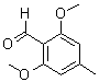 structure of CAS# 6937-96-8, 2,6-Dimethoxy-4-Methylbenzaldehyde;2,6-Dimethoxy-4-Methyl-Benzaldehyde;Nsc29049
