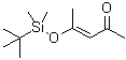 结构式 CAS# 69404-97-3, 4-[[叔丁基二甲基硅烷基]氧基]-3-戊烯-2-酮