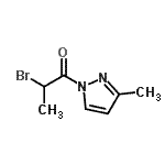 CAS#: 69413-07-6， 2-Bromo-1-(3-methyl-1H-pyrazol-1-yl)-1-propanone