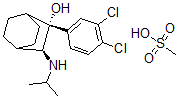 CAS#: 69429-85-2， Cilobamine mesylate