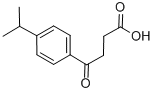 structure of CAS# 6947-81-5, 4-(4-Isopropyl-Phenyl)-4-Oxo-Butyric Acid;4-(4-Isopropylphenyl)-4-Oxo-Butanoic Acid;4-(4-Isopropylphenyl)-4-Oxobutanoic Acid;4-(4-Isopropylphenyl)-4-Keto-Butyric Acid