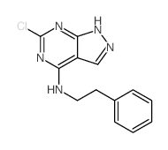 CAS#: 6958-84-5， 3-Chloro-N-Phenethyl-2,4,8,9-Tetrazabicyclo[4.3.0]Nona-2,4,7,10-Tetraen-5-Amine