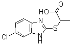 CAS#: 6963-77-5， 2-[(6-Chloro-1H-Benzimidazol-2-Yl)Thio]-Propanoicacid