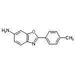 结构式 CAS# 69657-63-2, 2-(4-甲基苯基)-1,3-苯并恶唑-6-胺