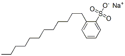structure of CAS# 69669-44-9, Dodecylbenzenesulfonic Acid Sodium Salt;Sodium 4-(1-Ethyldecyl)Benzenesulfonate;Benzenesulfonic Acid, Mono-C10-13-Alkyl Derivs., Sodium Salts;Benzenesulfonic Acid, C10-14-Alkyl Derivs., Sodium Salts