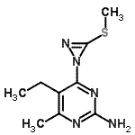CAS#: 697230-66-3， 5-Ethyl-4-methyl-6-[3-(methylsulfanyl)-1H-diaziren-1-yl]-2-pyrimidinamine