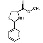 CAS#: 69739-20-4， Methyl (4S)-2-phenyl-1,3-thiazolidine-4-carboxylate