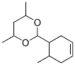 CAS 登录号：6976-71-2， 4,6-二甲基-2-(6-甲基-1-环己-3-烯基)-1,3-二恶烷