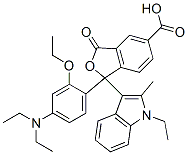 CAS#: 69898-61-9， 1-[4-(Diethylamino)-2-Ethoxyphenyl]-1-(1-Ethyl-2-Methyl-1H-Indol-3-Yl)-1,3-Dihydro-3-Oxoisobenzofuran-5-Carboxylic Acid