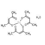structure of CAS# 699012-88-9, Tris[(3Z)-4-(hydroxy-kappaO)-3-penten-2-onato]scandium hydrate (1:1);Sc(acac)3;Scandium(III) acetylacetonate hydrate;Scandium(III) pentane-2,4-dionate hydrate