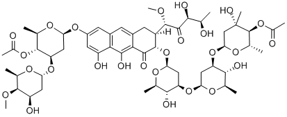 CAS#: 6992-69-4， 3'''-O-(4-O-Acetyl-3-C-Methyl-2,6-Dideoxy-alpha-L-Arabino-Hexopyranosyl)Olivomycin D