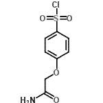 结构式 CAS# 69986-21-6, 4-(2-氨基-2-氧代乙氧基)苯磺酰氯
