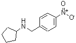 结构式 CAS# 70000-59-8, N-(4-硝基苄基)环戊烷胺