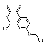 结构式 CAS# 70080-61-4, 乙基(4-乙氧基苯基)(氧代)乙酸酯