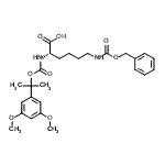 CAS#: 70082-80-3， N<sup>6</sup>-[(Benzyloxy)carbonyl]-N<sup>2</sup>-({[2-(3,5-dimethoxyphenyl)-2-propanyl]oxy}carbonyl)-L-lysine