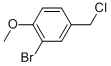 structure of CAS# 701-94-0, 2-Bromo-4-(Chloromethyl)-1-Methoxybenzene;2-Bromo-4-(Chloromethyl)-1-Methoxy-Benzene;Zinc04218294