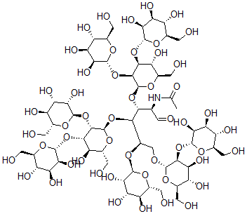CAS#: 70158-33-7， Mannosyl(9)-N-Acetylglucosamine
