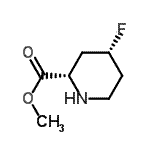 CAS#: 701907-06-4， Methyl (2S,4R)-4-fluoro-2-piperidinecarboxylate