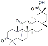 CAS#: 7020-50-0， (20beta)-3,11-Dioxoolean-12-En-29-Oic Acid