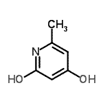 structure of CAS# 70254-45-4, 4-Hydroxy-6-methyl-2(1H)-pyridinone;