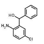 structure of CAS# 7039-50-1, (2-Amino-5-chlorophenyl)(phenyl)methanol;(2-Amino-<wbr>5-chlorop<wbr>henyl)(ph<wbr>enyl)meth<wbr>anol, 4-C<wbr>hloro-2-[<wbr>hydroxy(p<wbr>henyl)met<wbr>hyl]anili<wbr>ne;(2-amino-5-chlorophenyl)phenylmethan-1-ol;(2-Amino-5-chloro-phenyl)-phenyl-methanol
