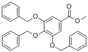 structure of CAS# 70424-94-1, 3,4,5-Tris(Phenylmethoxy)-Benzoic Acid Methyl Ester;3,4,5-Tris(Phenylmethoxy)Benzoic Acid Methyl Ester;3,4,5-Tris(Benzyloxy)Benzoic Acid Methyl Ester;Nsc525276
