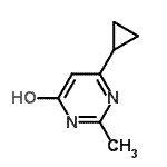 CAS 登录号：7043-05-2， 6-环丙基-2-甲基-4(1H)-嘧啶酮
