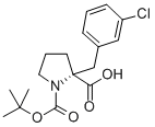 CAS#: 706806-68-0， Boc-(R)-alpha-(3-Chlorobenzyl)-Proline