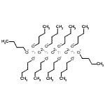 structure of CAS# 70799-68-7, Tetrabutyl Orthotitanate Tetramer;Tetrabutyl Orthotitanate Tetramer