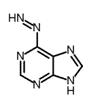 CAS 登录号：70879-20-8， 9H-嘌呤-6-基二氮烯