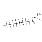 CAS#: 70910-41-7， Isopropyl heptadecafluorononanoate
