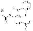 CAS 登录号：70931-08-7， 2-溴-N-[2-(2-氟苯甲酰)-4-硝基苯基]-N-甲基乙酰胺
