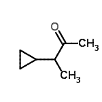 CAS 登录号：71058-45-2， 3-环丙基-2-丁酮