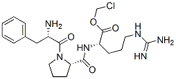 structure of CAS# 71142-71-7, D-Phenylalanyl-N-[(1S)-4-[(Aminoiminomethyl)Amino]-1-(2-Chloroacetyl)Butyl]-L-Prolinamide;(2S)-N-[(2R)-2-Amino-3-Phenyl-Propanoyl]-1-[(1S)-1-(2-Chloroacetyl)-4-Guanidino-Butyl]Pyrrolidine-2-Carboxamide;(2S)-N-[(2R)-2-Amino-1-Oxo-3-Phenylpropyl]-1-[(1S)-1-(2-Chloro-1-Oxoethyl)-4-Guanidinobutyl]-2-Pyrrolidinecarboxamide;(2S)-N-[(2R)-2-Amino-3-Phenyl-Propanoyl]-1-[(3S)-1-Chloro-6-(Diaminomethylideneamino)-2-Oxo-Hexan-3-Yl]Pyrrolidine-2-Carboxamide