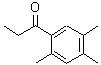 结构式 CAS# 71209-72-8, 1-(2,4,5-三甲基苯基)-1-丙酮