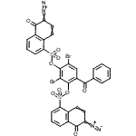 CAS#: 71241-63-9， 4-Benzoyl-2,6-dibromo-1,3-phenylene bis(6-diazo-5-oxo-5,6-dihydro-1-naphthalenesulfonate)