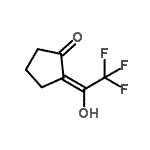 CAS#: 7130-27-0， (2E)-2-(2,2,2-Trifluoro-1-hydroxyethylidene)cyclopentanone