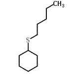 CAS#: 7133-42-8， (Pentylsulfanyl)cyclohexane