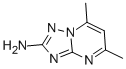 structure of CAS# 7135-02-6, 5,7-Dimethyl-[1,2,4]Triazolo[1,5-a]Pyrimidin-2-Ylamine;(5,7-Dimethyl-[1,2,4]Triazolo[1,5-A]Pyrimidin-2-Yl)Amine;Oprea1_451097;Nsc106484