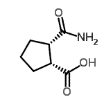 CAS#: 714192-66-2， (1R,2S)-2-Carbamoylcyclopentanecarboxylic acid