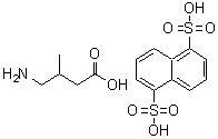 CAS#: 71424-95-8， 4-Amino-3-methylbutanoic acid - 1,5-naphthalenedisulfonic acid (2:1)