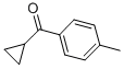 structure of CAS# 7143-76-2, Cyclopropyl(4-Methylphenyl)-Methanone;Nsc72445;Zinc01698521;St5443387