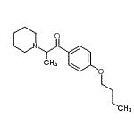 CAS#: 71436-83-4， 1-(4-Butoxyphenyl)-2-(1-piperidinyl)-1-propanone